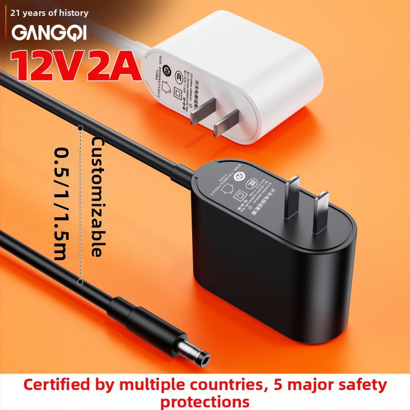 Napájací adaptér 12V 2A, 24W, UL CE certifikovaný – Gangqi STB30-120200-QC