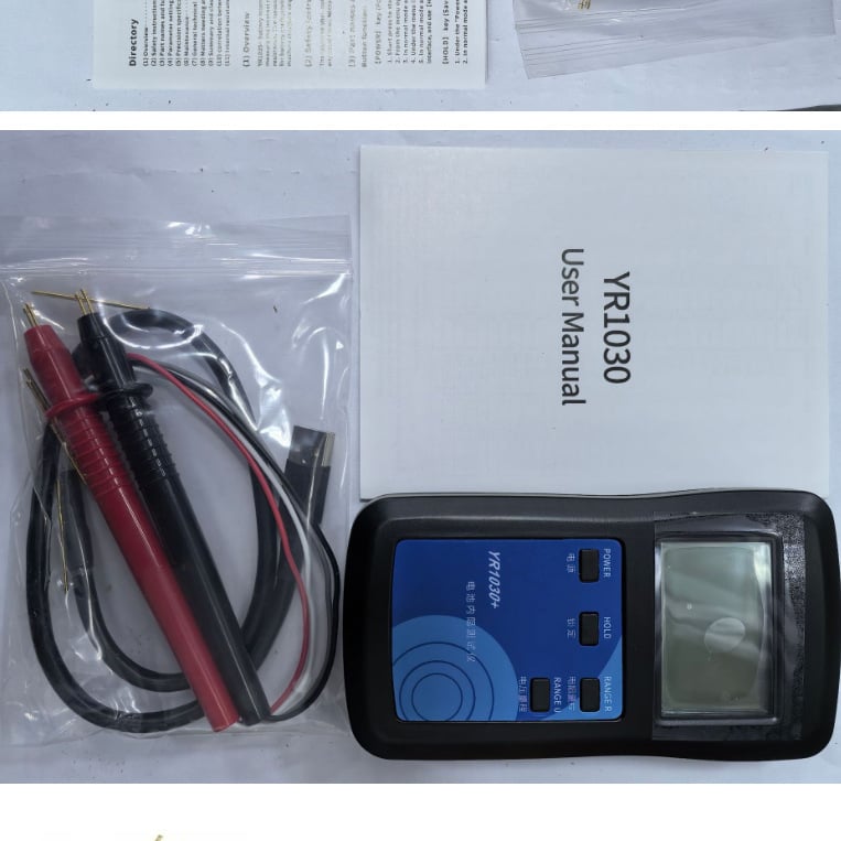 18650 литиева батерия тестер за вътрешно съпротивление, 100 V, четирижилен метод, модел Yr1035