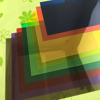 Átlátszó PC műanyag lemez, vastagság 0.1–2 mm, merev lemez