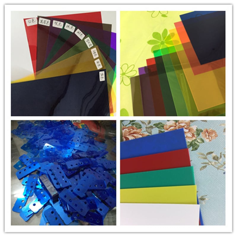 Átlátszó PC műanyag lemez, vastagság 0.1–2 mm, merev lemez