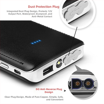 Xin lijie Автомобилен стартов пакет 12V — преносим заряден блок, вход 5V, изход 12V, CE/FCC/RoHS/MSDS/UN38.3 сертифициран, 3C № 2024010915624741