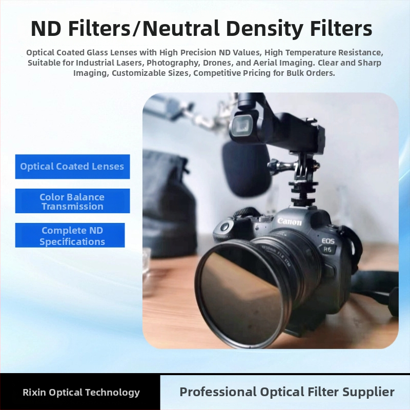 Rixin Technology ND filter leća s neutralnim sivim staklom, razne propusnosti