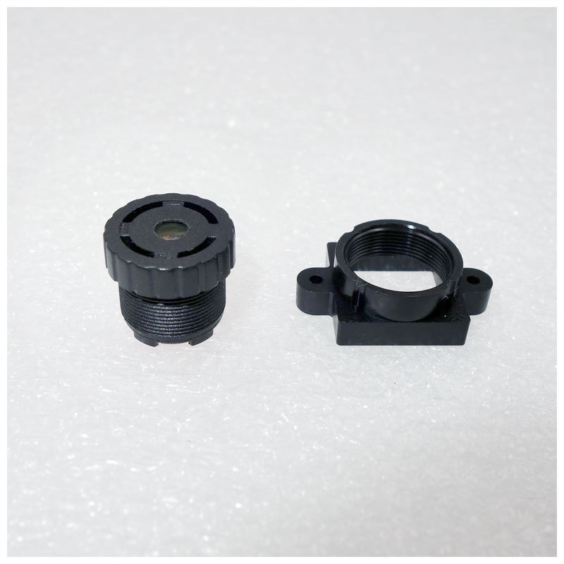 M12 интерфейс, 10 мм фиксиран фокус обектив, ниско изкривяване, съвместим с 1/1.8in сензор, филтър диаметър 9 мм