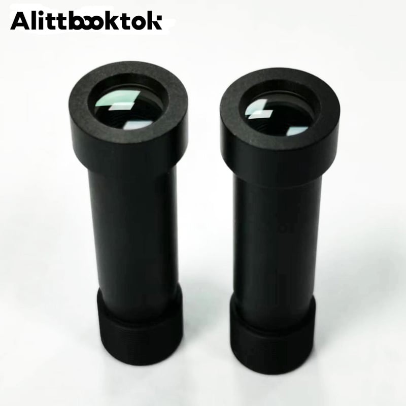 Фиксиран фокус обектив за микроскоп-телескоп, 45 мм фокусно разстояние, диафрагма f/7.6, стъкло-метална конструкция, 8.3° широк ъгъл, M12×P0.5 монтаж