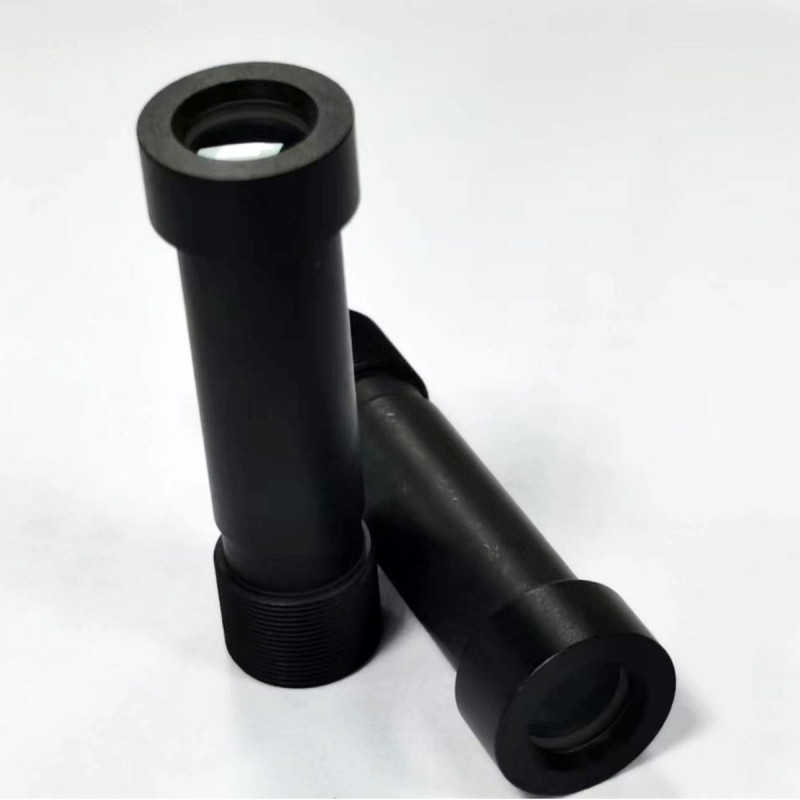 Фиксиран фокус обектив за микроскоп-телескоп, 45 мм фокусно разстояние, диафрагма f/7.6, стъкло-метална конструкция, 8.3° широк ъгъл, M12×P0.5 монтаж