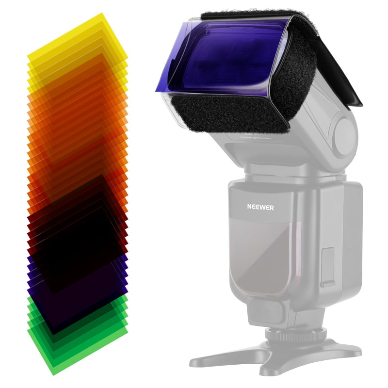 Talisya σετ φίλτρων φωτισμού για φλας Canon, Yongnuo και Godox