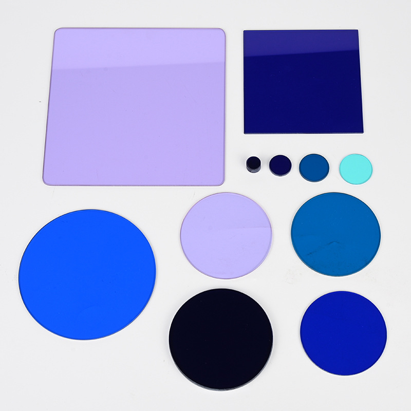 Бандпас филтър, абсорбиращ тип оптично стъкло, за оптични инструменти, Subei Optical