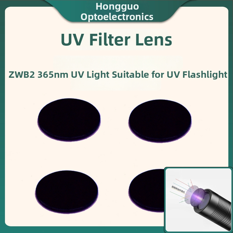 UV filter 365 nm, sklo Zwb2 pre UV baterku