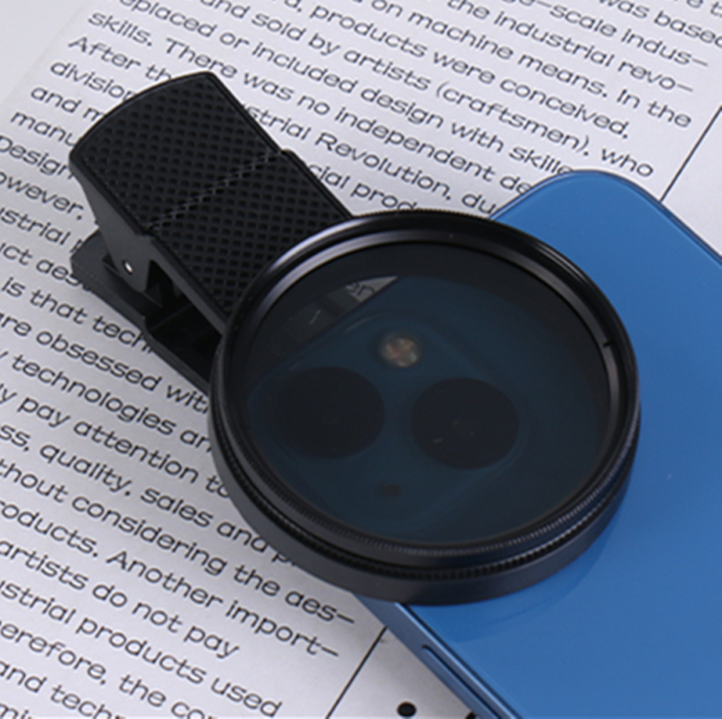 Polarizačný filter pre objektív kamery (CPL), univerzálna kompatibilita, rám z hliníkovej zliatiny a tlaciaci prsten, optické sklo šošovky, nastaviteľný anti-reflexný filter