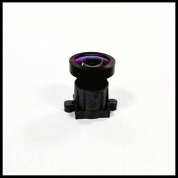 Обектив с фиксирано фокусно разстояние, широк ъгъл 152°, максимална бленда 1.8, фокусна дължина 3.2 мм, структура на лещата 6G