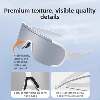 Cyklistické okuliare pre outdoorové lezecké aktivity s UV ochranou, odolné voči vetru a piesku, model 985, Tingxuan