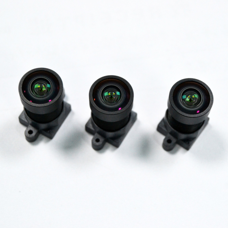 Обектив с фиксиран фокус за видеоконференции, 120° широк ъгъл, фокусно разстояние 2.4, диафрагма 2.6, монтаж M12×P0.5