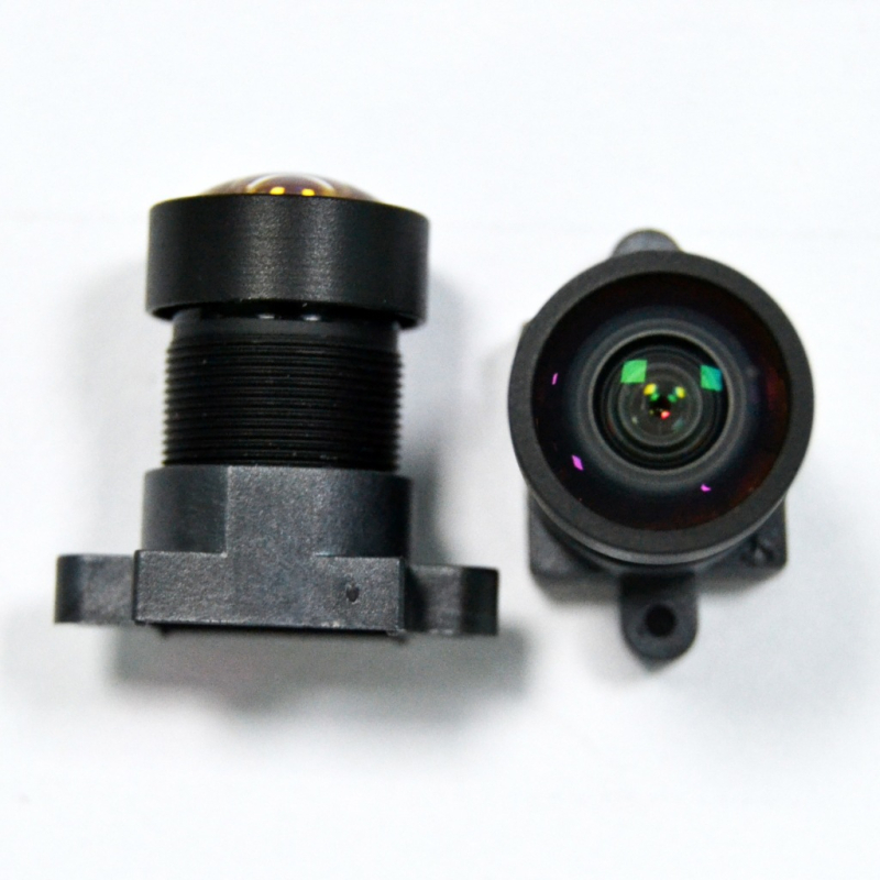 Обектив с фиксиран фокус за видеоконференции, 120° широк ъгъл, фокусно разстояние 2.4, диафрагма 2.6, монтаж M12×P0.5