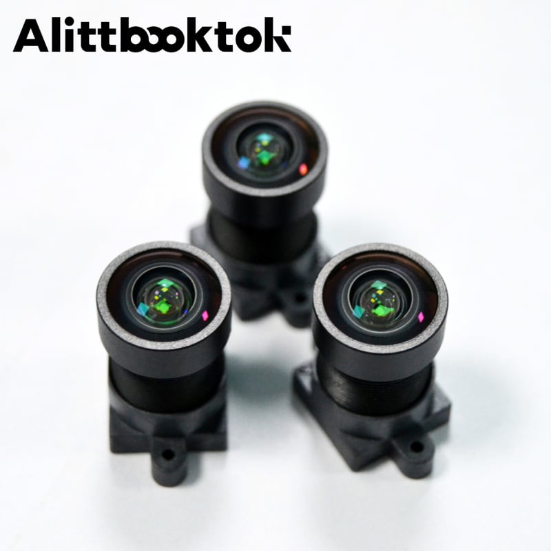 Обектив с фиксиран фокус за видеоконференции, 120° широк ъгъл, фокусно разстояние 2.4, диафрагма 2.6, монтаж M12×P0.5