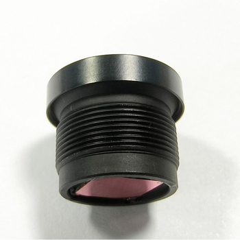 Обектив рибешко око за автомобилна камера, фиксиран фокус, 200° широк ъгъл, 1.83 мм фокусно разстояние, максимална бленда f/2.8, филтър Ø14, конектор M12×P0.5, структура 6G+IR