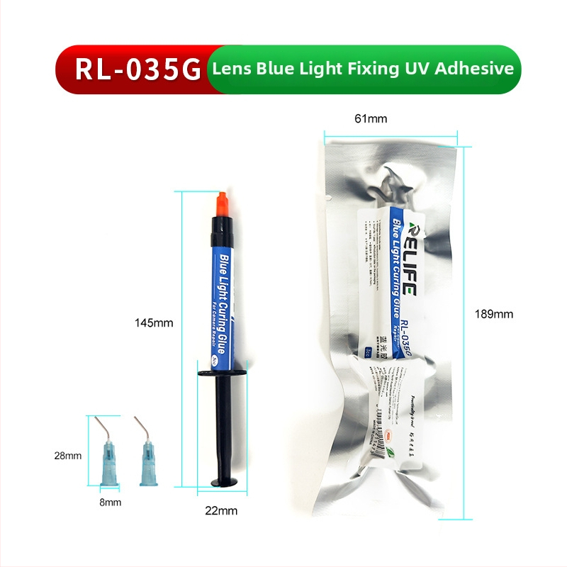 Lepidlo na opravu fotoaparátov RL-035F-G-H — profesionálne lepidlo s rýchlym tuhnutím a pevnou priľnavosťou