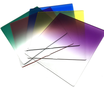 Set de filtre gradient pătrat pentru camere — filtru gradient, procesare OEM, compatibil cu mai multe montaje