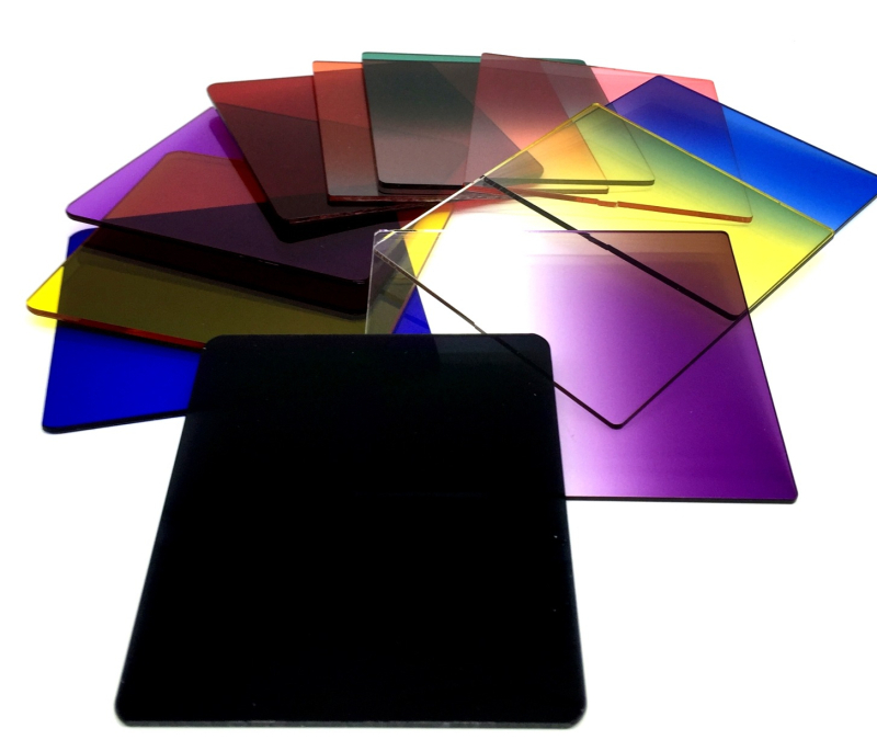 Set de filtre gradient pătrat pentru camere — filtru gradient, procesare OEM, compatibil cu mai multe montaje