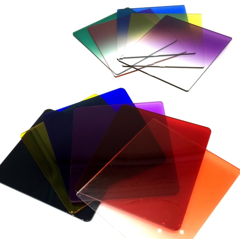 Set de filtre gradient pătrat pentru camere — filtru gradient, procesare OEM, compatibil cu mai multe montaje