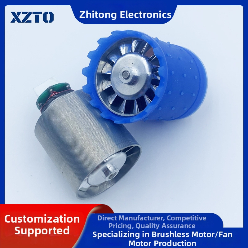 Bezkartáčový DC mikromotor pre vysokorýchlostné zariadenia — napätie do 36V DC; vhodný pre sušiče vlasov, ručné ventilátory, bezkartáčové ventilátory a zavesovacie ventilátory