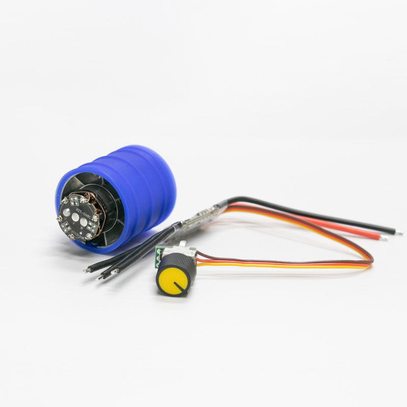 Motor DC fără perii, de înaltă viteză, pentru uscătoare de păr, ventilatoare portabile, ventilatoare fără palete și ventilatoare suspendate — până la 36V DC
