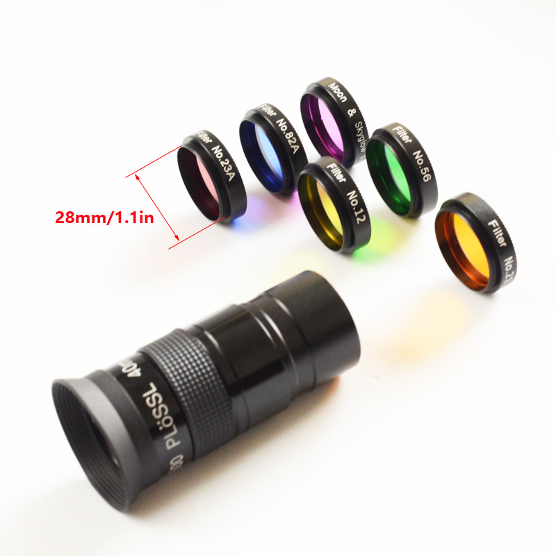 Ažurirani Nebula filter sa šest boja za Moon filter promjera 1,25 inča (31,7 mm)