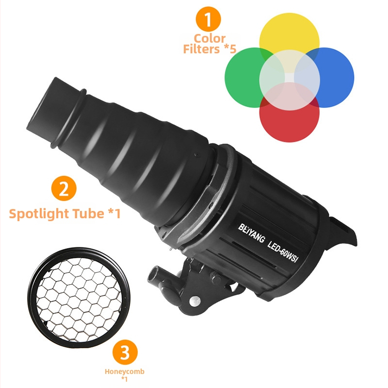 Ye Beam Tube príslušenstvo pre štúdiovú lampu, kovové, nosnosť 2-5 kg, hmotnosť 0.5 kg