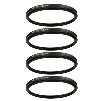 Filtru CPL pentru obiectiv DSLR cu strat MRC multi-strat dublu, impermeabil, anti-murdărie, acoperire AR