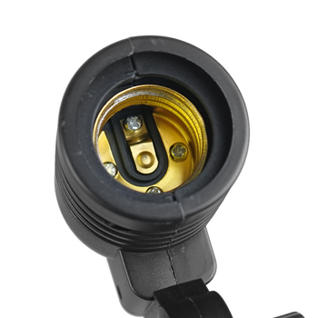 E27 μονοστήριγμα λαμπτήρα για μανιτά-λαμπα, πλαστικό, μέγιστο φορτίο <2 kg, βάρος 210 g