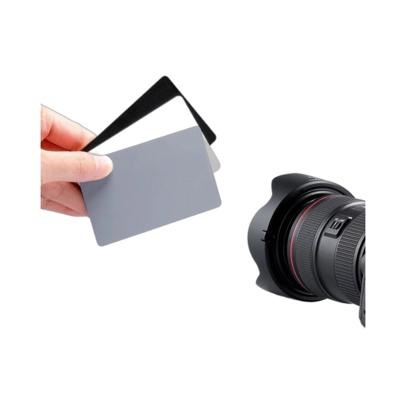 Carte de balans alb pentru camere digitale; PVC; greutate 0,1 kg; sarcină maximă până la 2 kg; marcă TULIYA