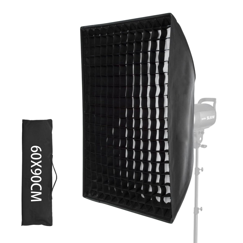 MR6090 Mäkké svetlo zariadenie pre Baorong lampy, blesky a konštantné svetlá; Oxford tkanina s reflexnými čiastočkami; maximálna záťaž 2–5 kg