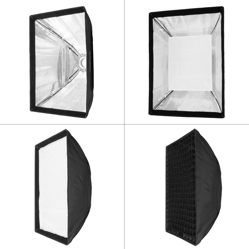 MR6090 Mäkké svetlo zariadenie pre Baorong lampy, blesky a konštantné svetlá; Oxford tkanina s reflexnými čiastočkami; maximálna záťaž 2–5 kg