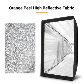 PSCS21 Soft Light Box, hliníková zliatina konštrukcia, maximálna nosnosť 2 kg, hmotnosť 1,36 kg, vhodné pre filmové a televízne osvetlenie