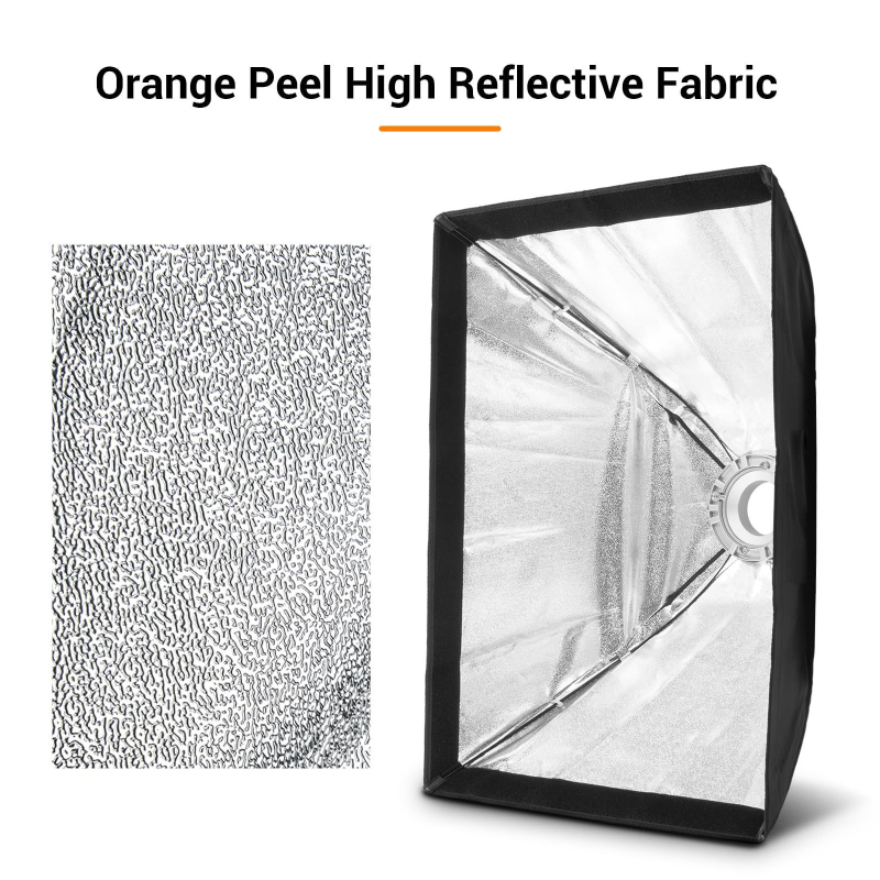 PSCS21 Soft Light Box, hliníková zliatina konštrukcia, maximálna nosnosť 2 kg, hmotnosť 1,36 kg, vhodné pre filmové a televízne osvetlenie