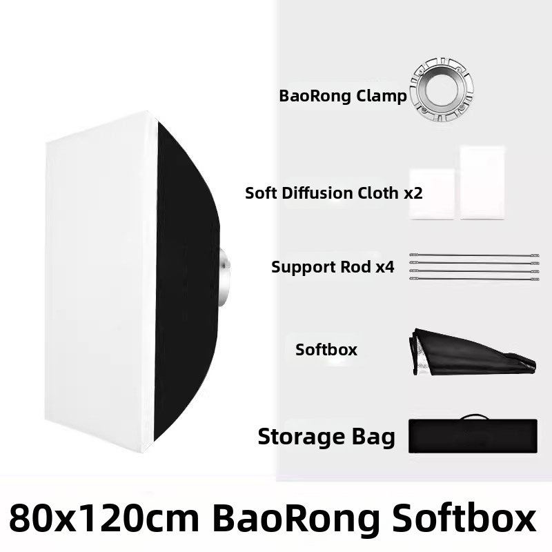 PSCS21 Soft Light Box, hliníková zliatina konštrukcia, maximálna nosnosť 2 kg, hmotnosť 1,36 kg, vhodné pre filmové a televízne osvetlenie