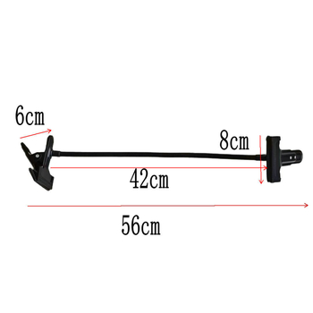 Κεφαλή τρίποδου με διπλό σφιγκτήρα από σίδηρο για φωτογραφία, βαριά κατασκευή, 0,37 kg