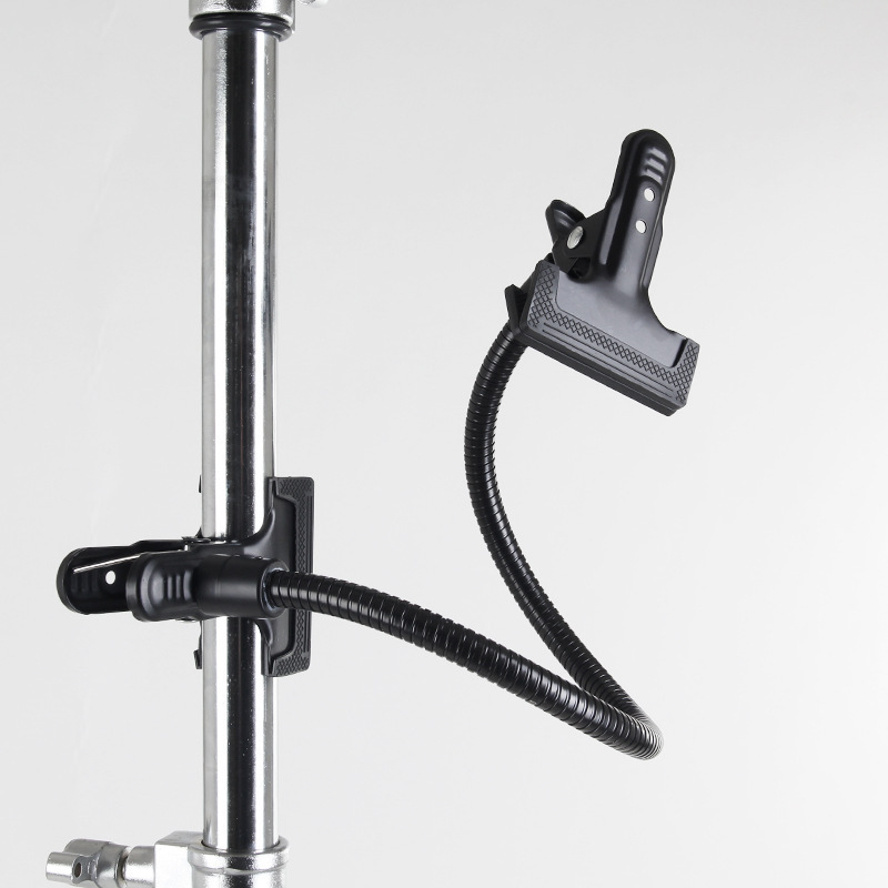 Κεφαλή τρίποδου με διπλό σφιγκτήρα από σίδηρο για φωτογραφία, βαριά κατασκευή, 0,37 kg