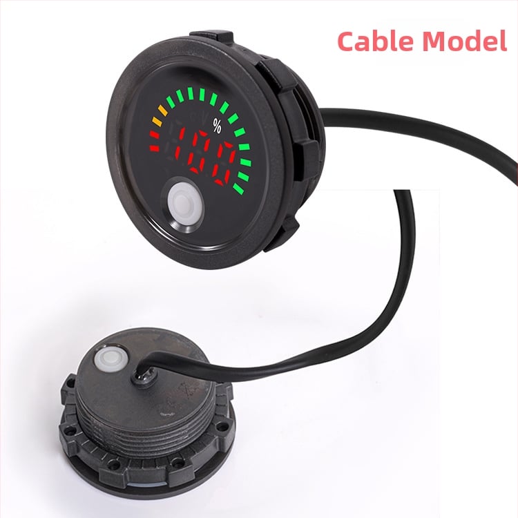 TEKIVI Цифров DC волтметър 7–100 V за електрически превозни средства и батерии (литиеви и оловно-киселинни), работи от -10°C до 65°C