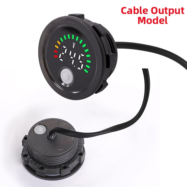 TEKIVI Цифров DC волтметър 7–100 V за електрически превозни средства и батерии (литиеви и оловно-киселинни), работи от -10°C до 65°C