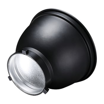 Lumină de studio cu reflector de 55°, grilă fagure, iluminare de fond, capac pentru proiector, construcție din aliaj de aluminiu