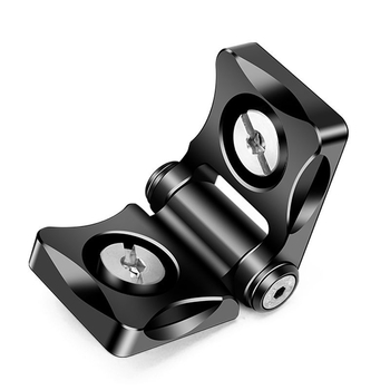 Xinwenxuan 8246 adaptor din aluminiu, suport în formă de L, cu gaură de montaj 1/4-20 pentru transmisie video DJI SDR