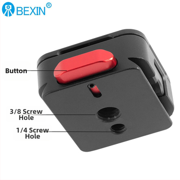 CL-01 Sada dosky s rýchlouzáverom, hliníková zliatina, pre statívy/monopódy, nosnosť 6–10 kg