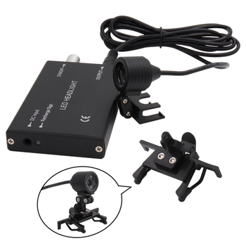 Dantų operacijų galvos žibintas su didinimu, laidinis LED, 3W/5W pasirinkimai