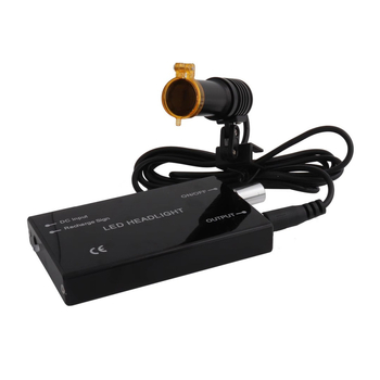 Dantų operacijų galvos žibintas su didinimu, laidinis LED, 3W/5W pasirinkimai