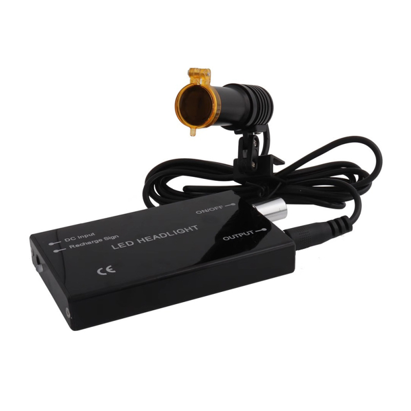 Dantų operacijų galvos žibintas su didinimu, laidinis LED, 3W/5W pasirinkimai