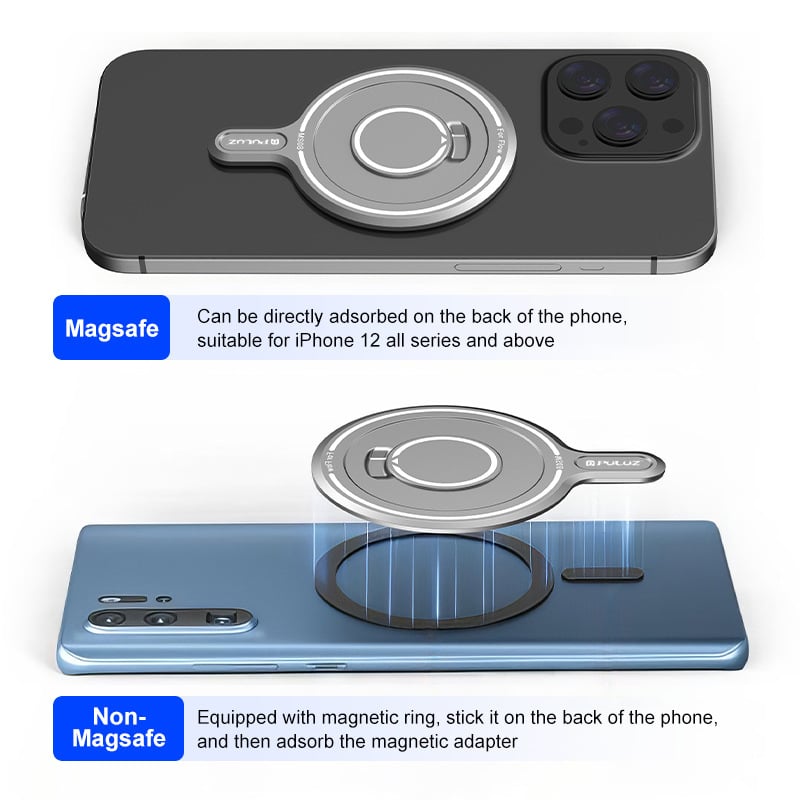 Adaptor magnetic PU710 pentru Insta360 Flow/Flow Pro gimbal de mână | aliaj de aluminiu | încărcare maximă 2–5 kg