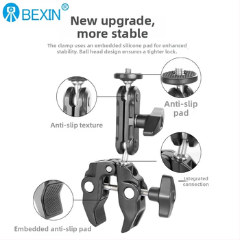 DSLR kliešte s U-tvarom, hliníková zliatina, model Wn-60S, príslušenstvo k gimbalu, nosnosť 1,5 kg