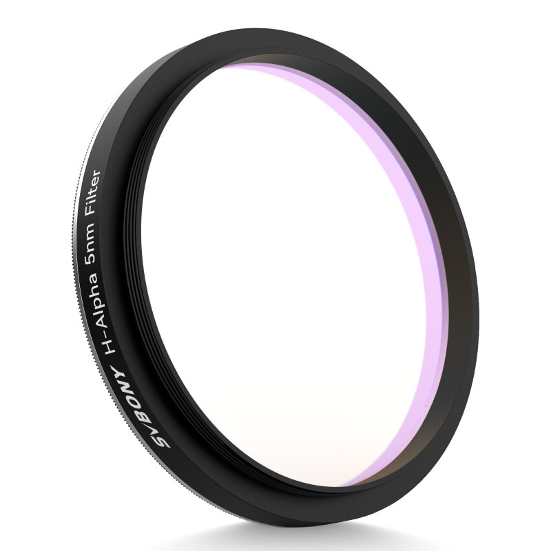Filtru astronomic SVBONY SV227 – H-Alpha / OIII / SII, filttru cu bandă îngustă, 5 nm lățime a benzii, pentru observații în spațiul profund