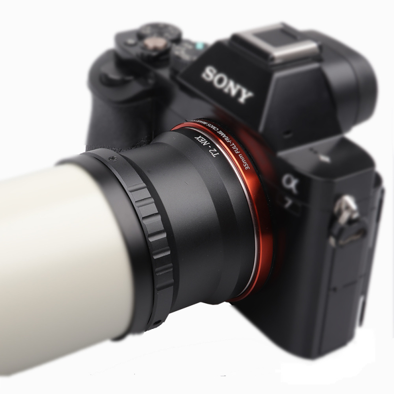 Lightdow T2 adaptér na objektív pre Canon EOS, telo z hliníkovej zliatiny