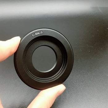 C-mount kino objektiv adapter prsten za bezzrcalne fotoaparate (NEX, M4/3, EOS M)